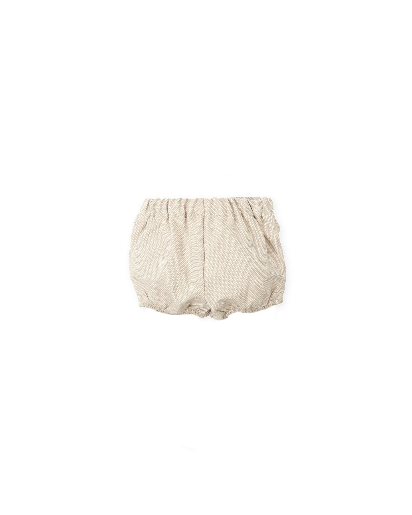 Soft Sand Knit-Look Baby Bloomer with Adjustable Waistband