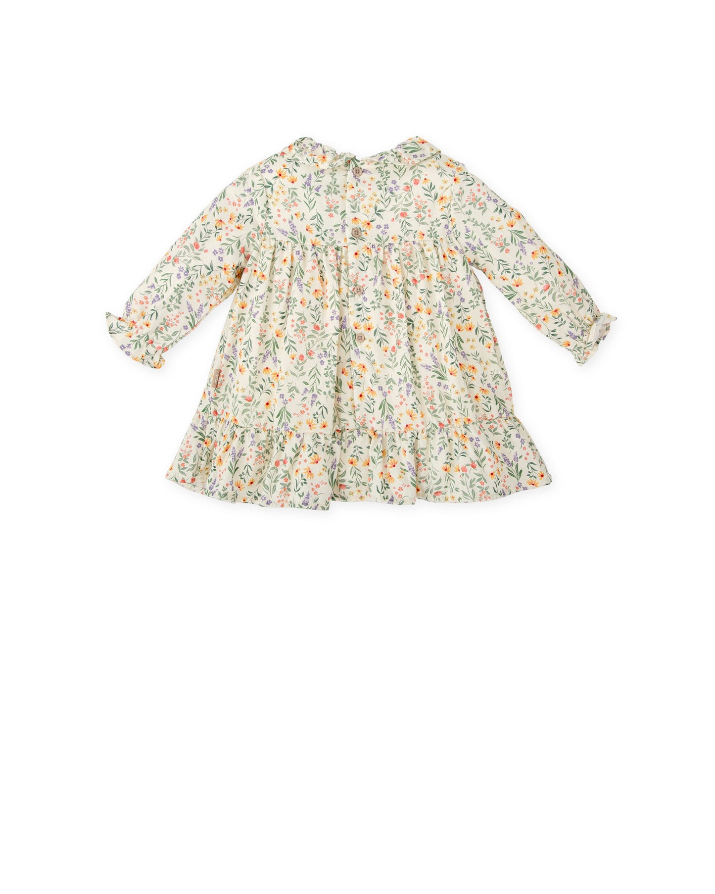 Charming Floral Smocked Dress for Toddlers - Autumn Collection