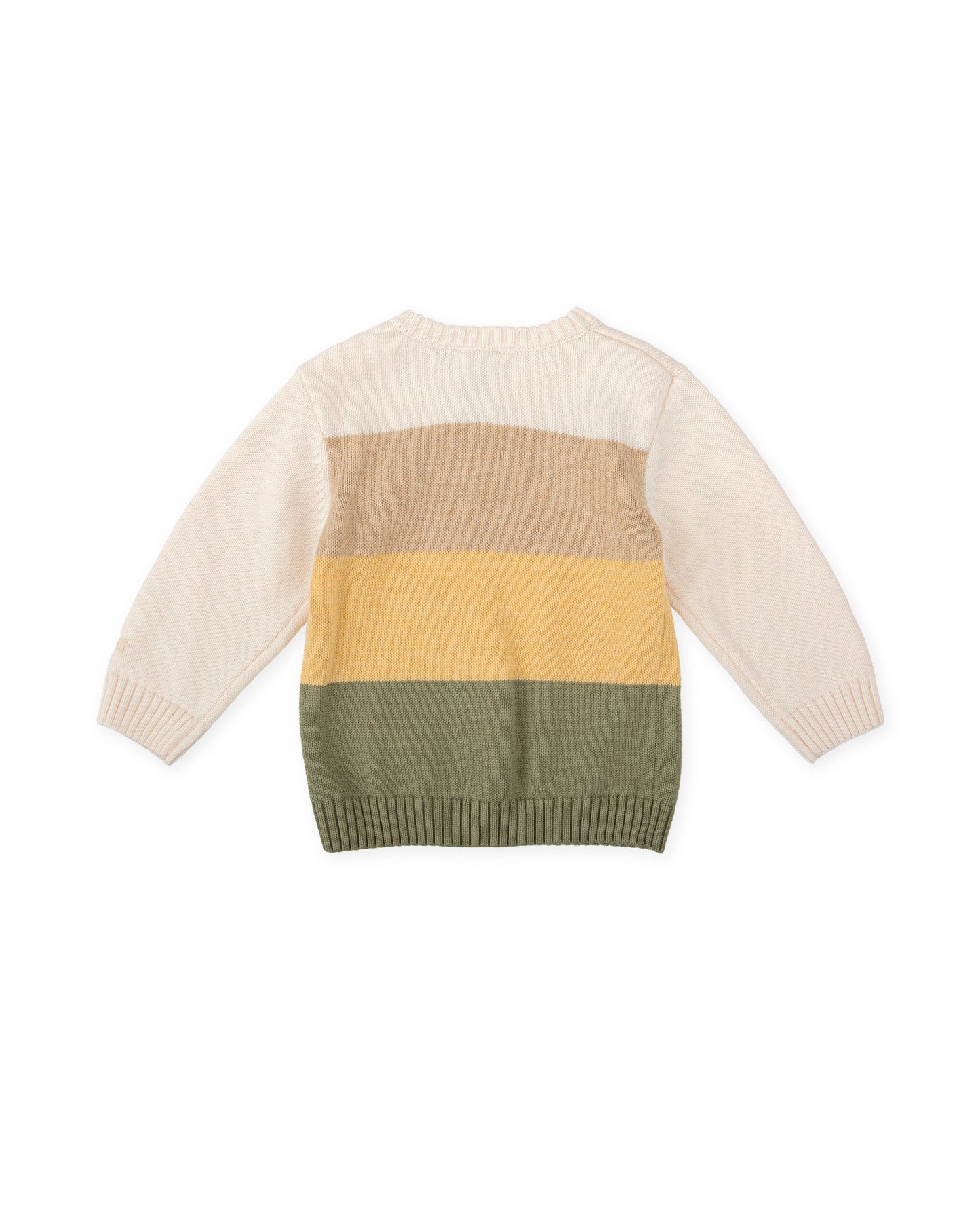 Cozy Multicolor Knit Sweater for Kids - Soft Cotton Blend