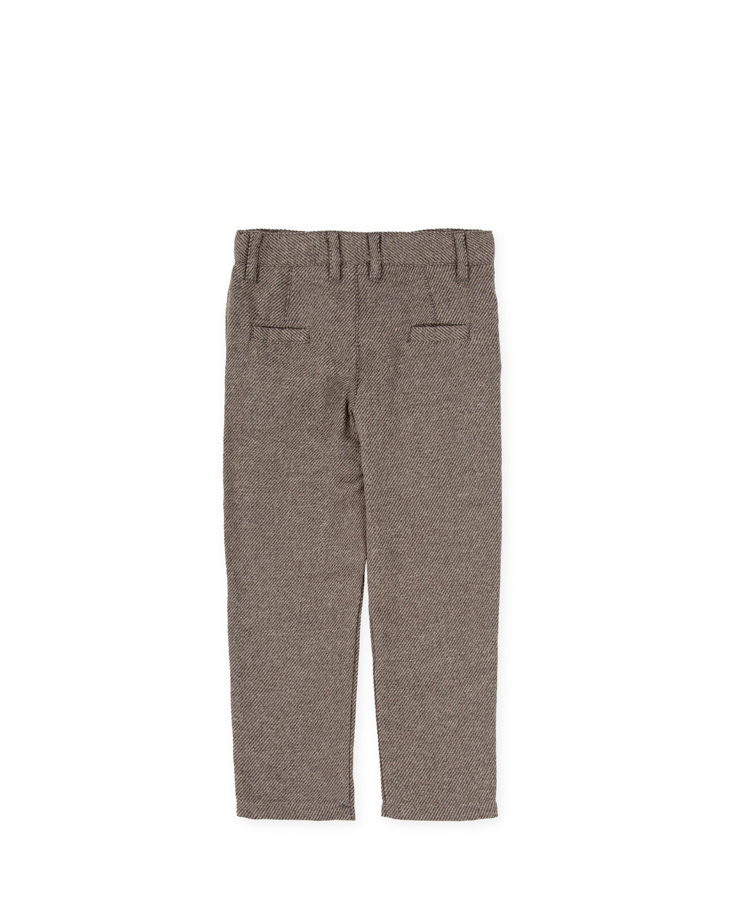 Children's Gray Flannel Pants - Warm, Tailored & Adjustable