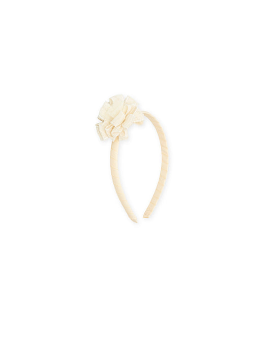 Elegant Cream Floral Headband for Special Occasions