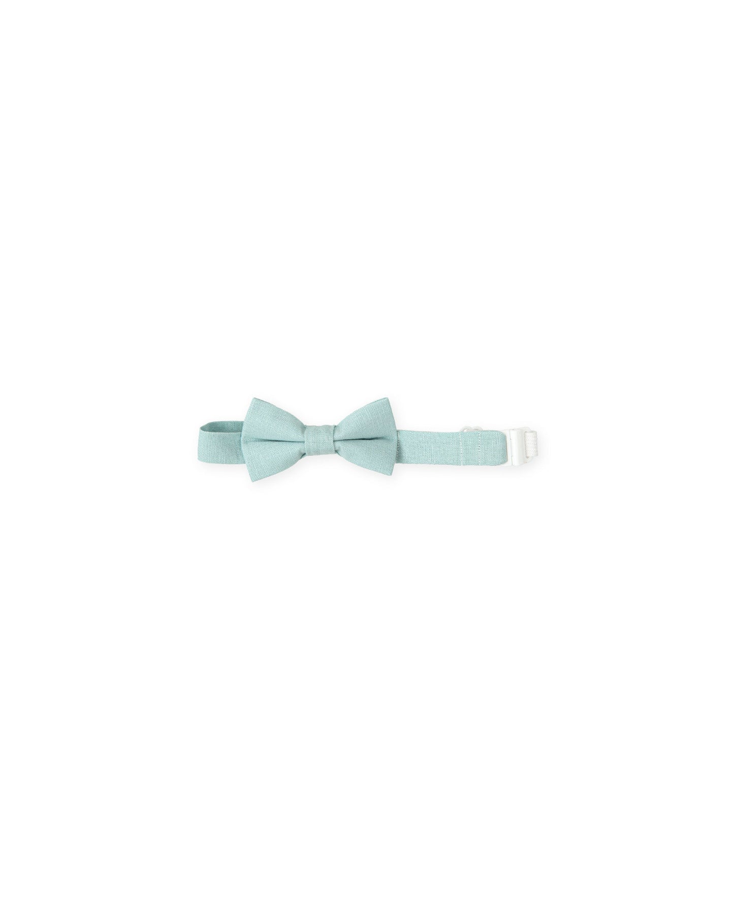 Sea Green Baby Bow Tie | Soft Blue Adjustable Linen-Cotton Accessory