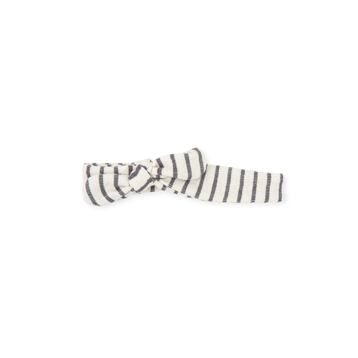 Elegant Anthracite Cotton Hair Band with Elastic Comfort
