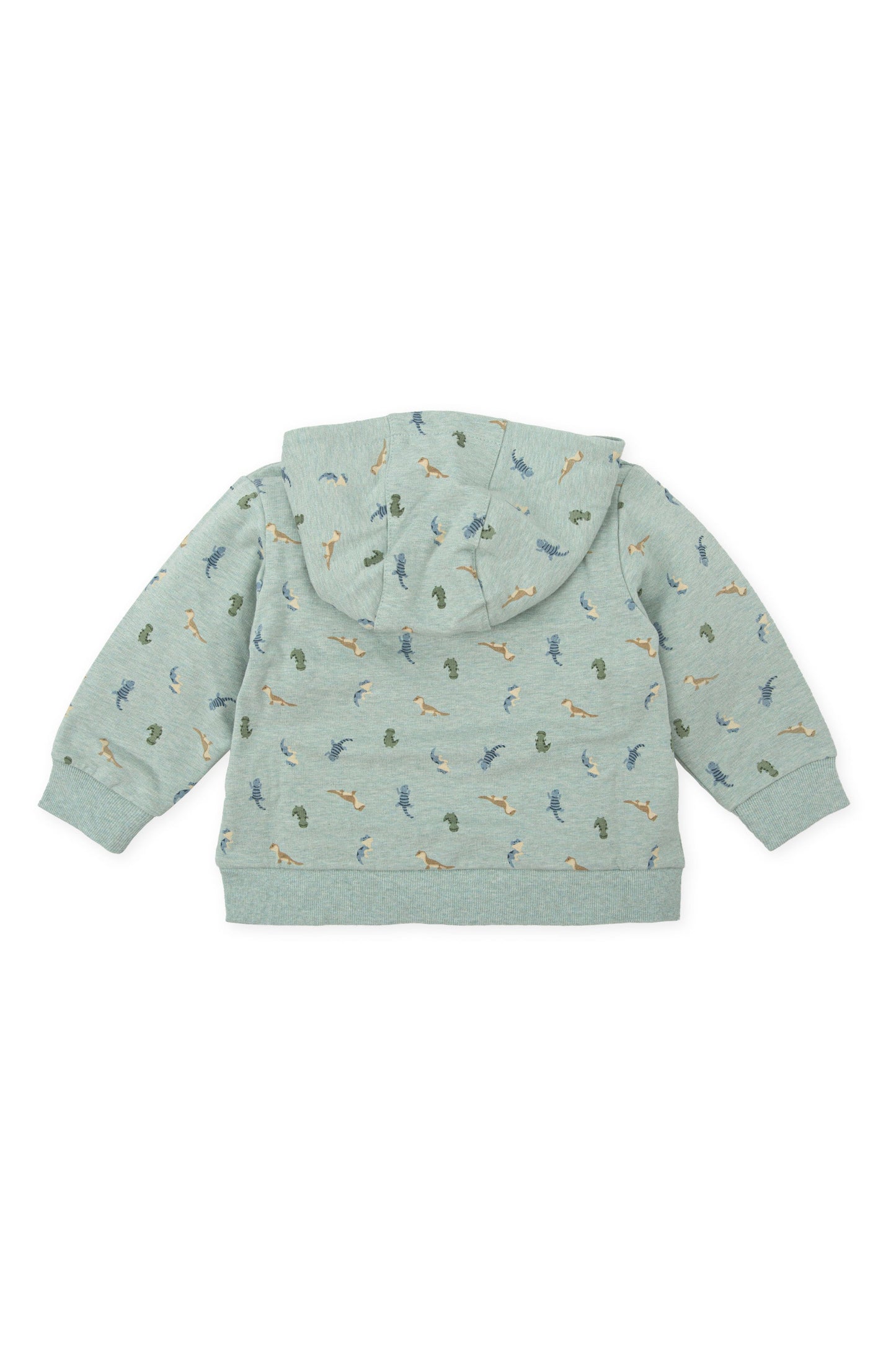 Kids' Sage Green Cotton Stretch Sweatshirt - Comfy & Durable