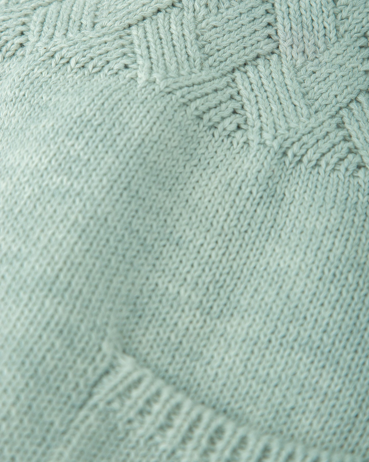 Organic Cotton Knit Newborn Dungarees in Sage Green
