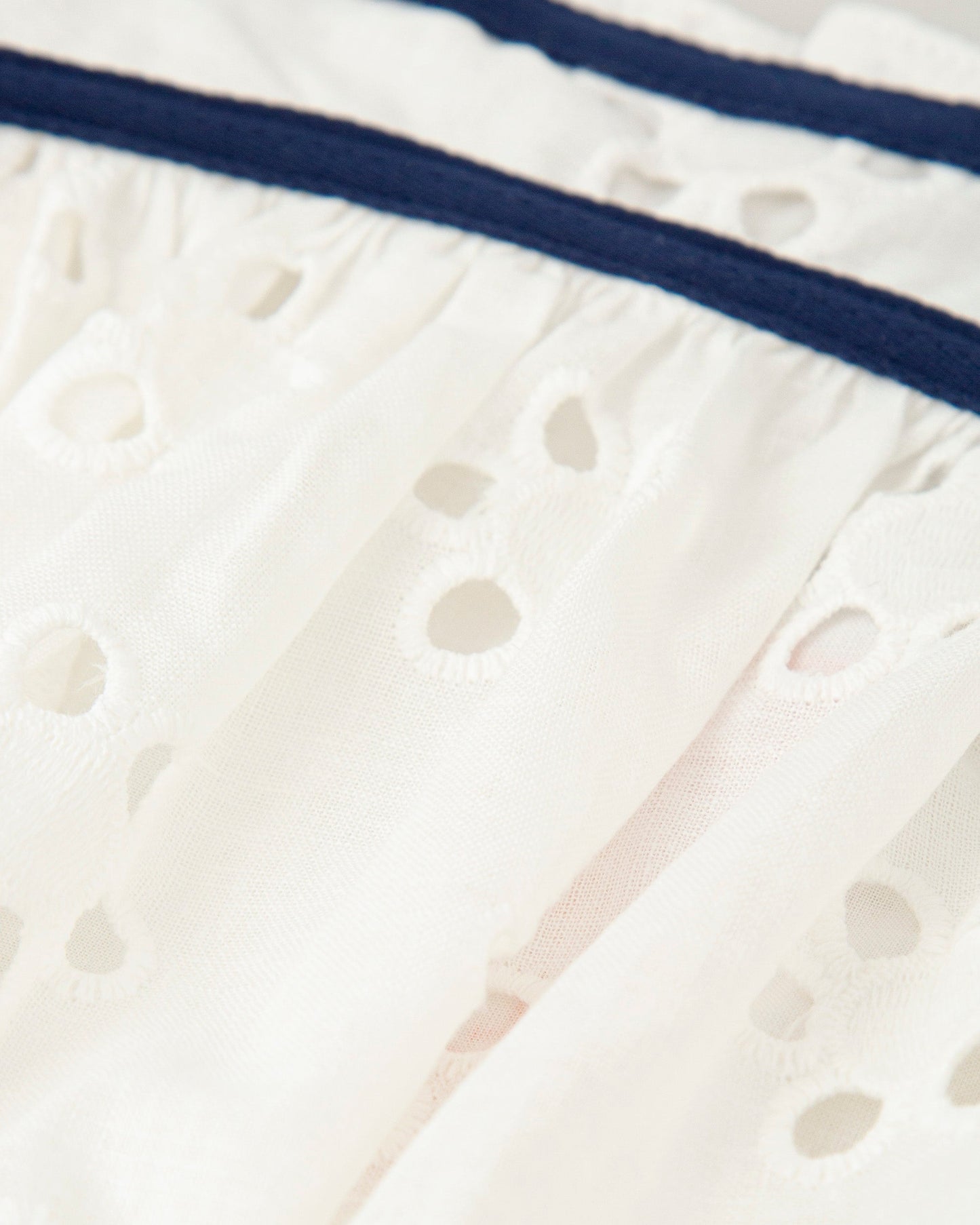 Elegant White Embroidered Girls' Sleeveless Top | Summer Style