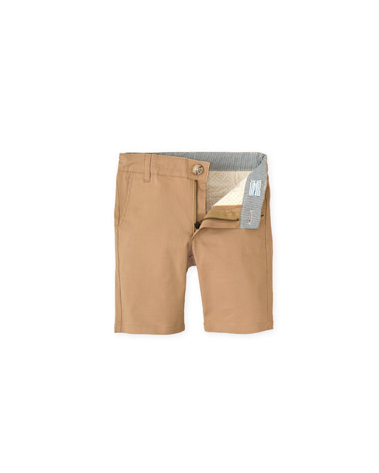 Kids' Stretch Gabardine Bermuda Shorts - 5 Colors, Adjustable Waist