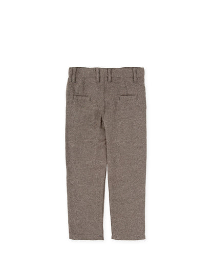 Children's Gray Flannel Pants - Warm, Tailored & Adjustable