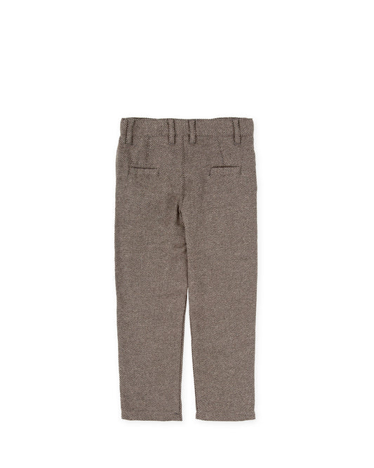 Children's Gray Flannel Pants - Warm, Tailored & Adjustable