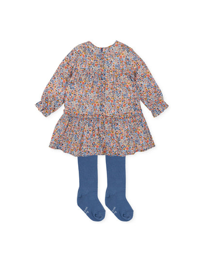 Elegant Satin Ruffled Hem Dress with Soft Voal Lining