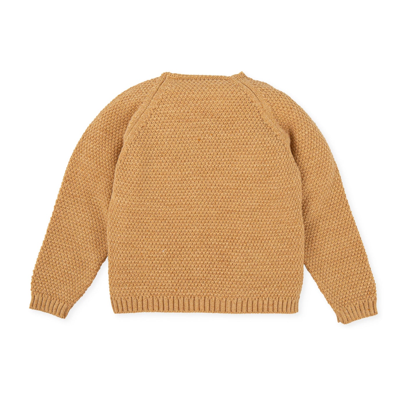 Cozy Mustard Baby Sweater - Durable Acrylic Knit Jumper