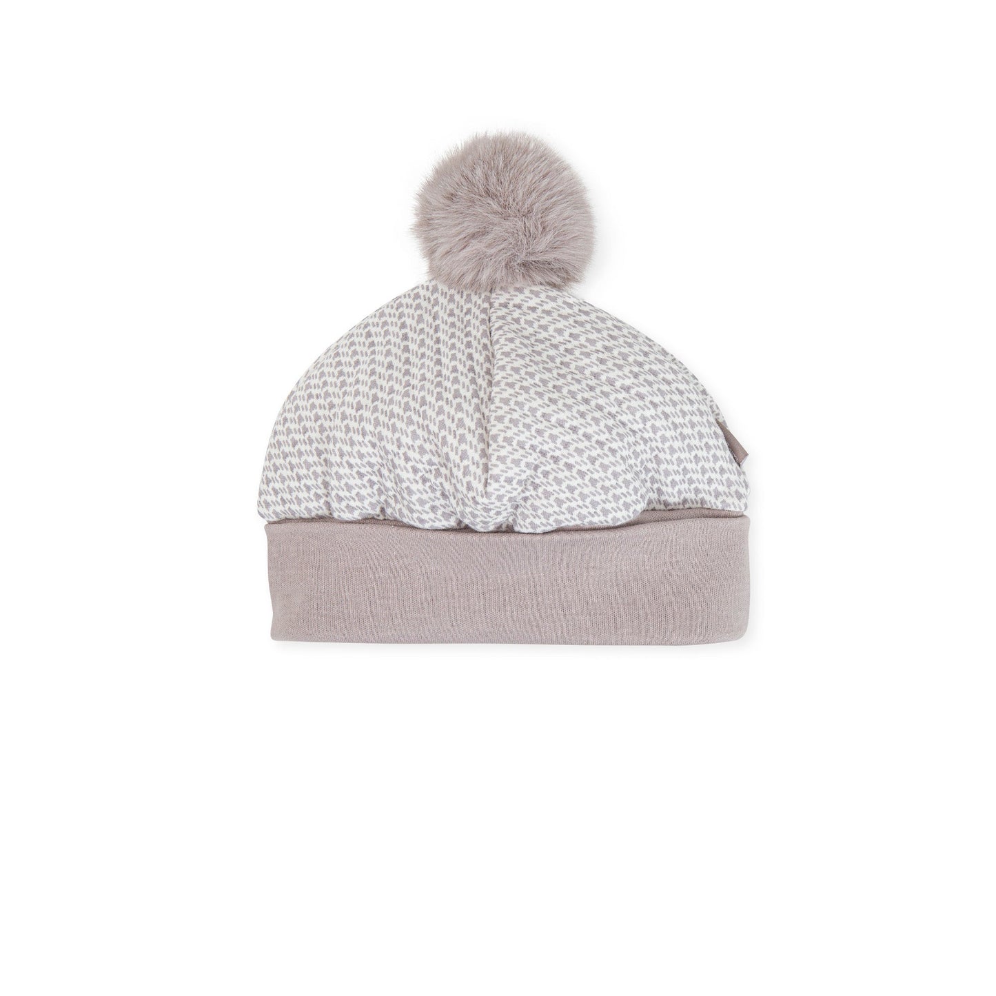 Taupe Quilted Interlock Cap - Stylish & Durable Cotton Blend