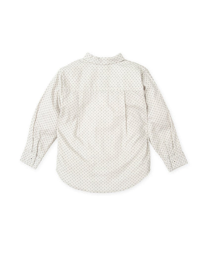 Stylish Kids' Long Sleeve Gray Striped Cotton Shirt by Tutto Piccolo