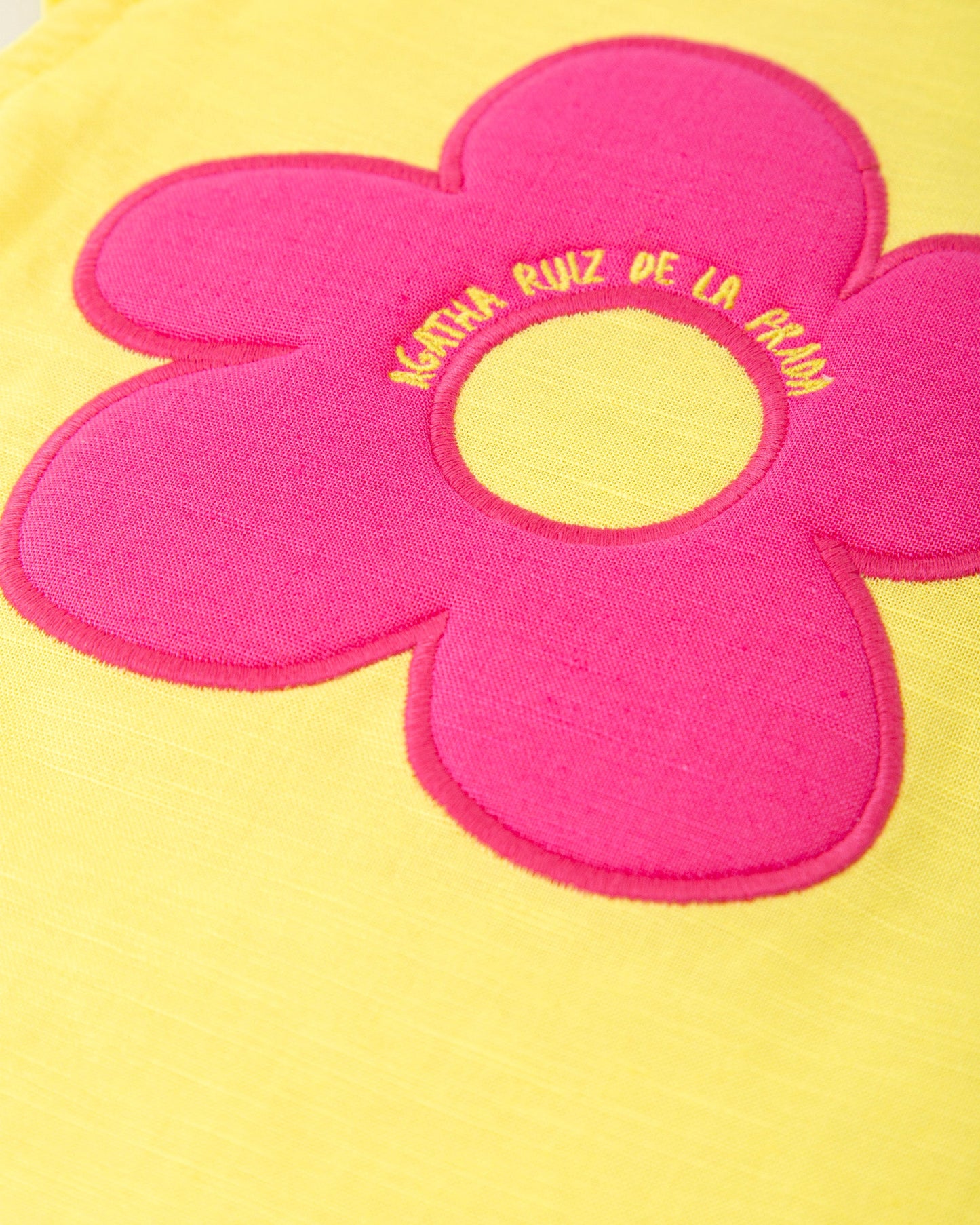 Chic Yellow Linen Dress with Floral Embroidery for Summer