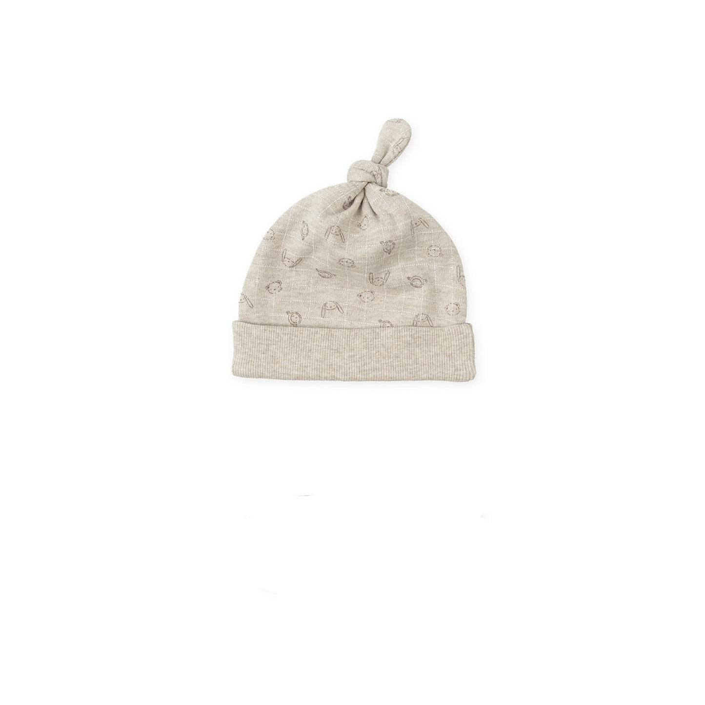 Cozy Sand Animal Print Baby Hat & Mittens Set | Tutto Piccolo